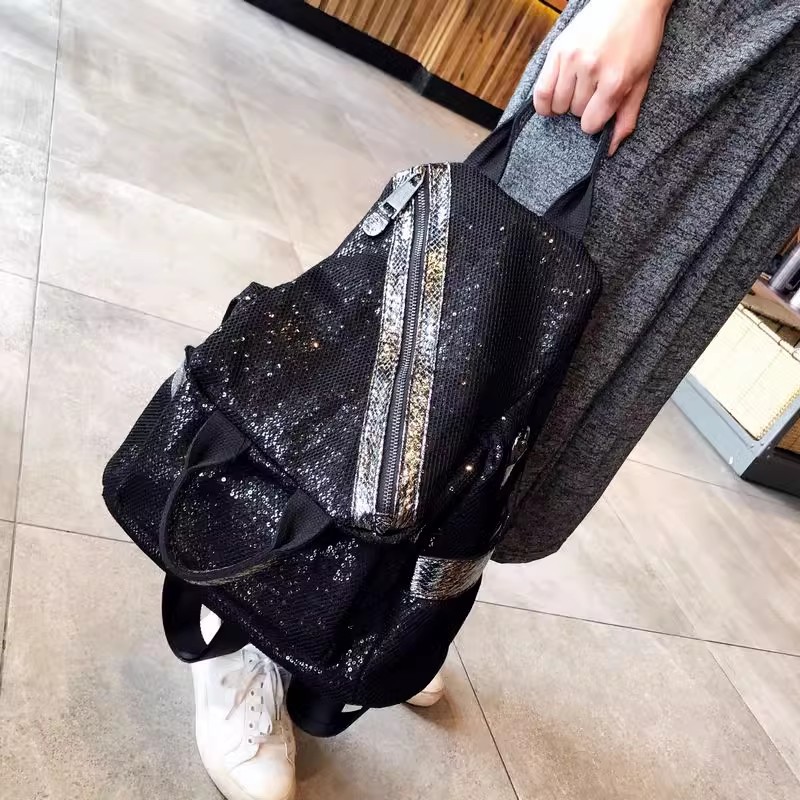 New Women Nylon Sequins Backpa - Luxury Bags Vintage review and price