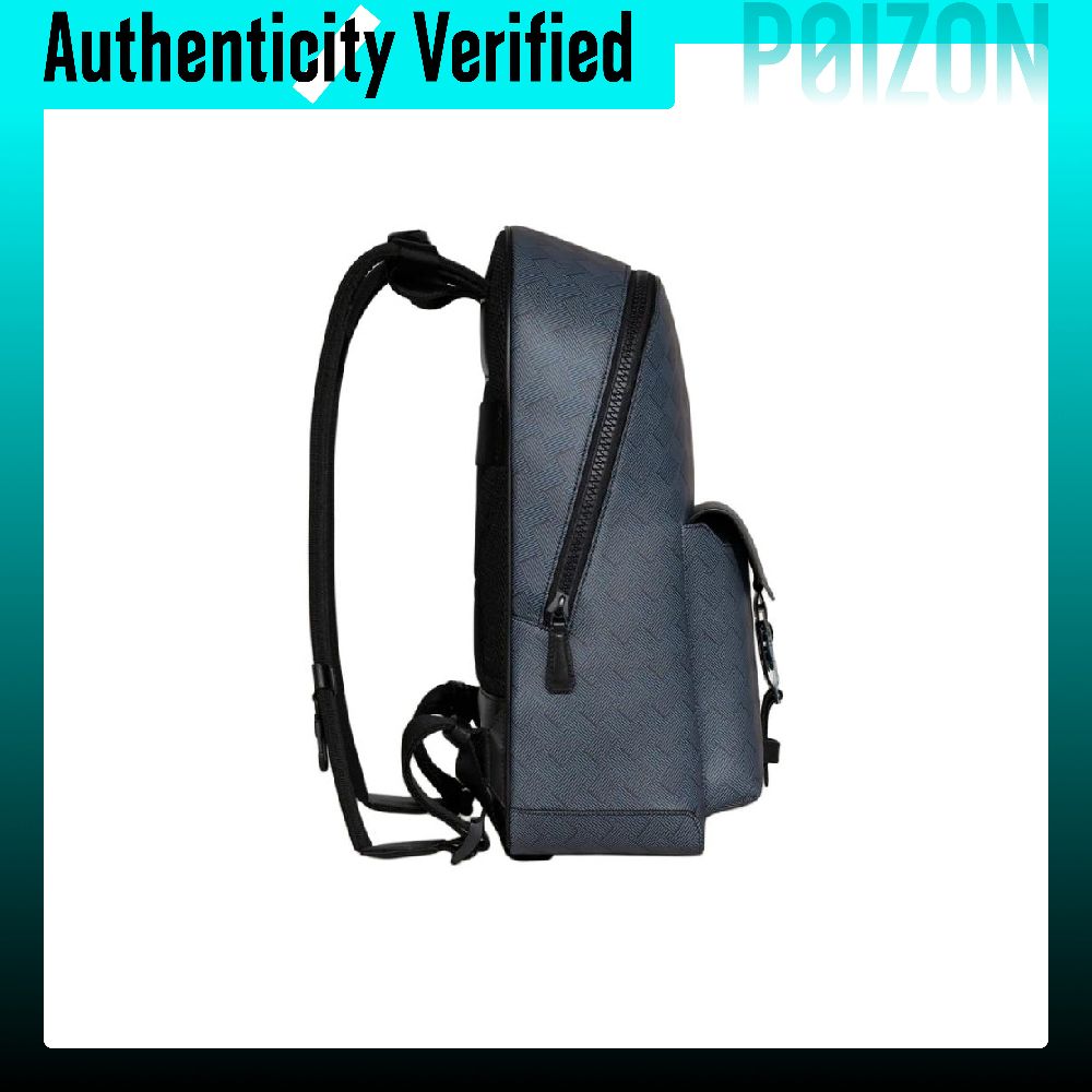 MONTBLANC Carbon Fiber Pattern - Genuine Leather Backpack review and price