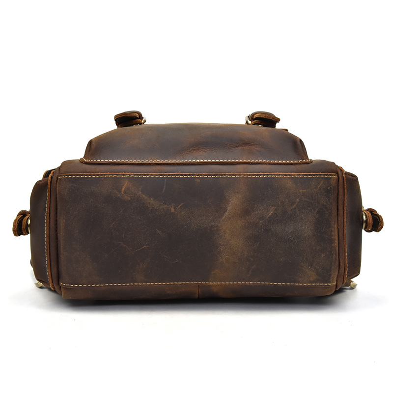 Crazy Horse Leather Backpack f - Genuine Leather Backpack review and price