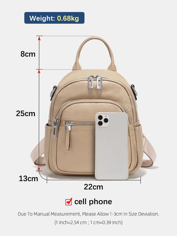 Zency Genuine Leather Women Ba - Genuine Leather Backpack review and price