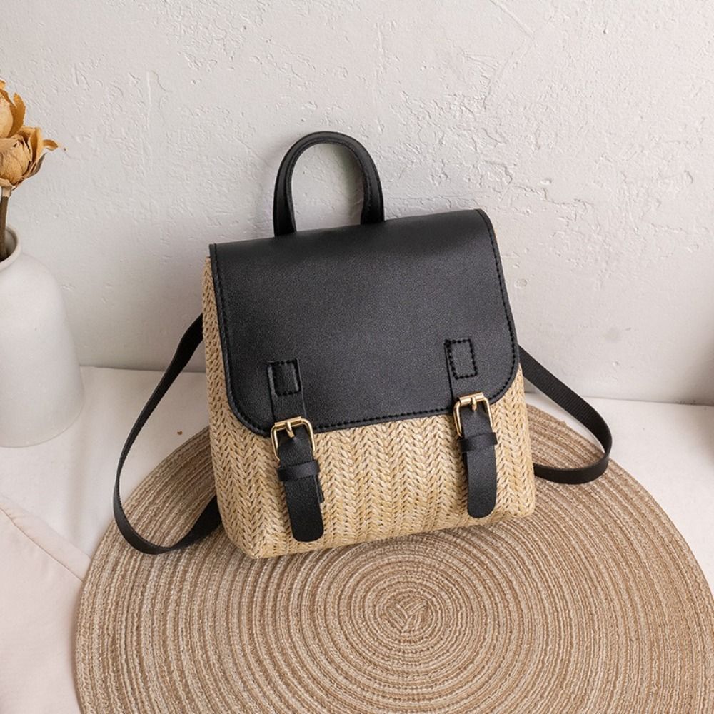 Versatile Bag PU Leather Straw - Luxury Bags Vintage review and price
