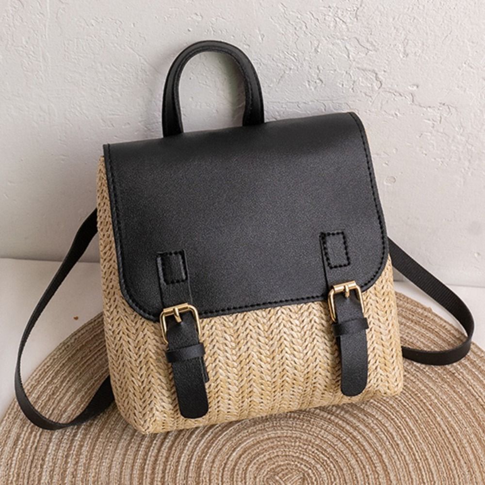Versatile Bag PU Leather Straw - Luxury Bags Vintage review and price