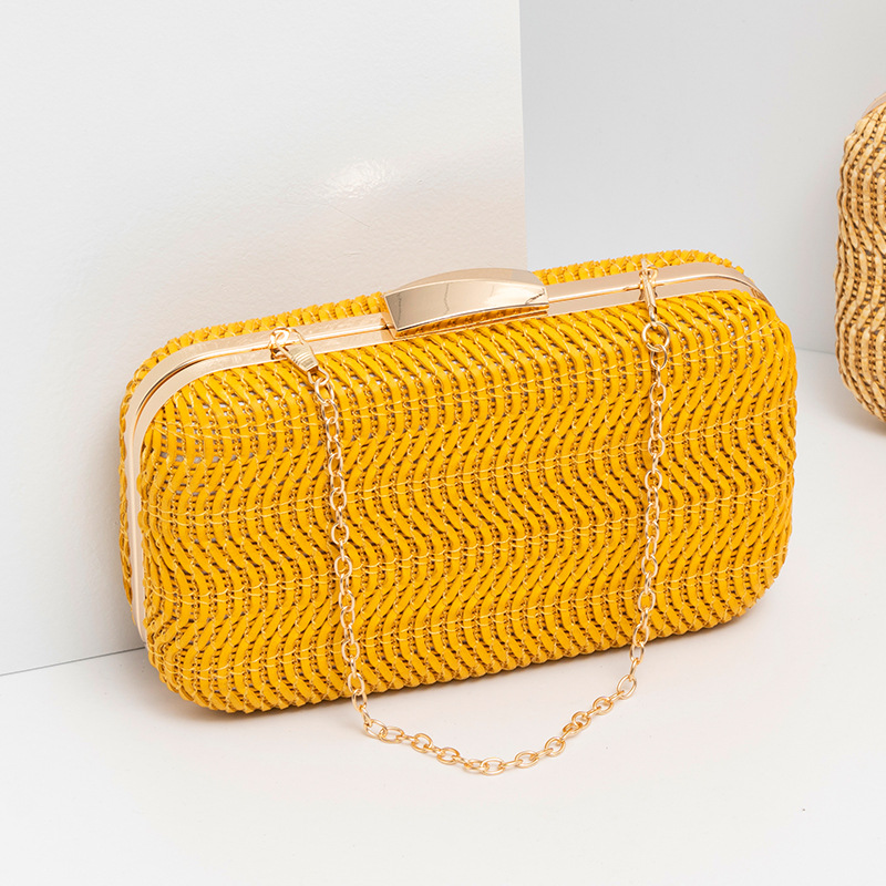 Casual Straw Women's Bag Yello - Luxury Bags Yellow review and price