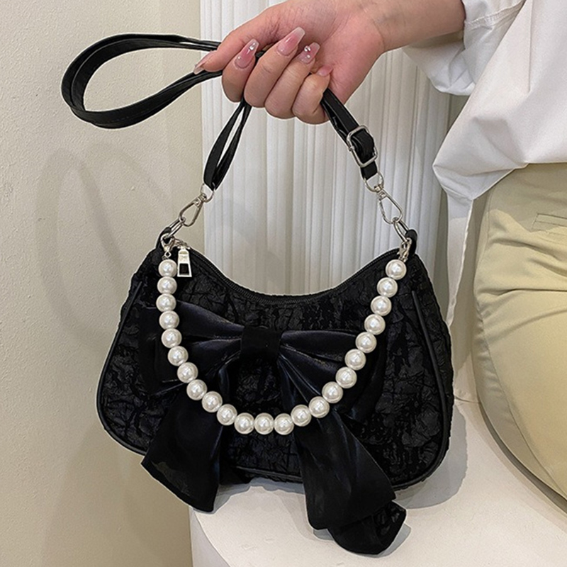 White Folds Pearl Female Bag R - Luxury Y2K Bags review and price