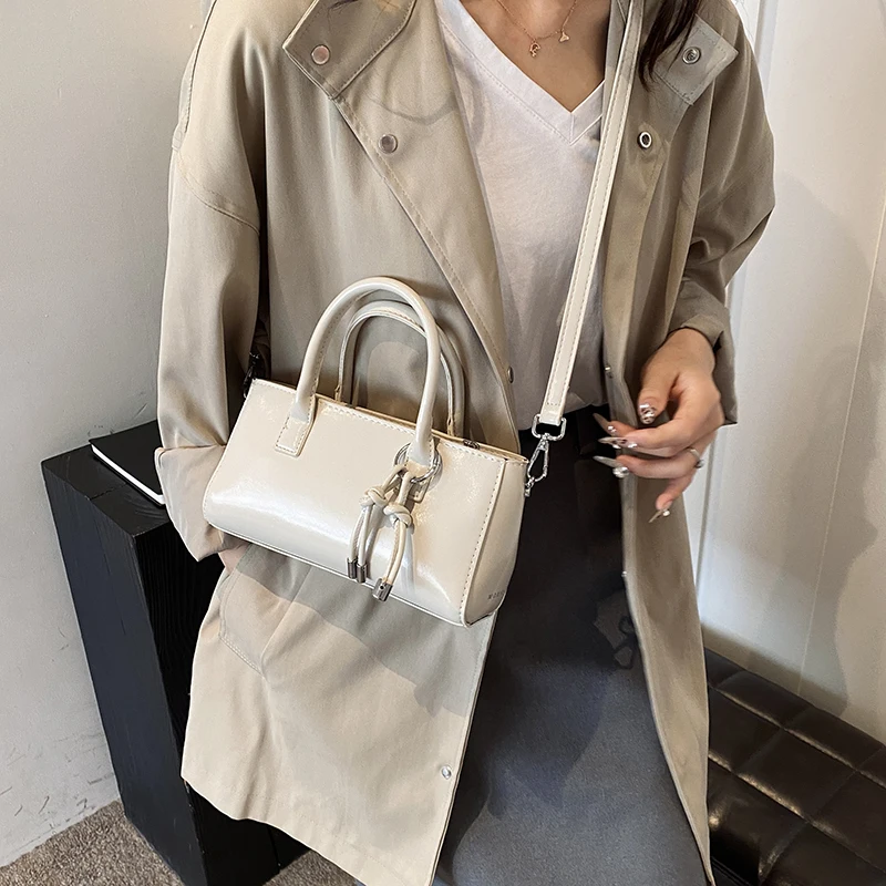 LEFTSIDE Small PU Leather Top- - Luxury Y2K Bags review and price
