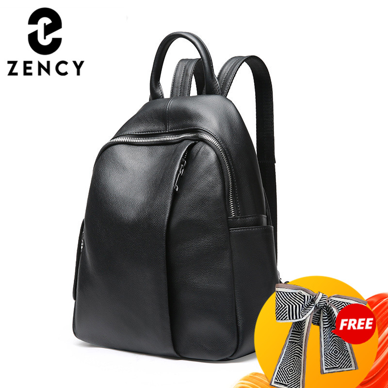 Zency Anti-theft Design Women  - Genuine Leather Backpack review and price