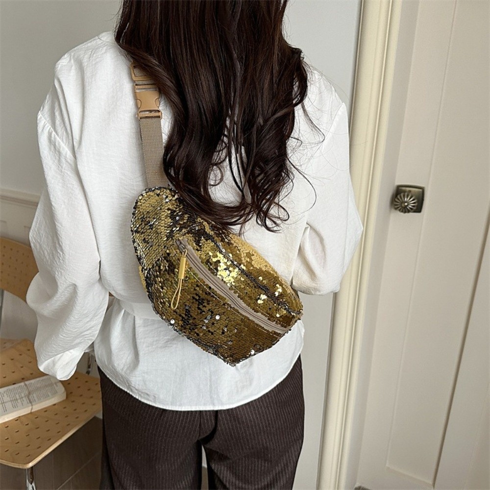 Luxury Glitter Sequin Waist Pa - Luxury Bags Korea review and price