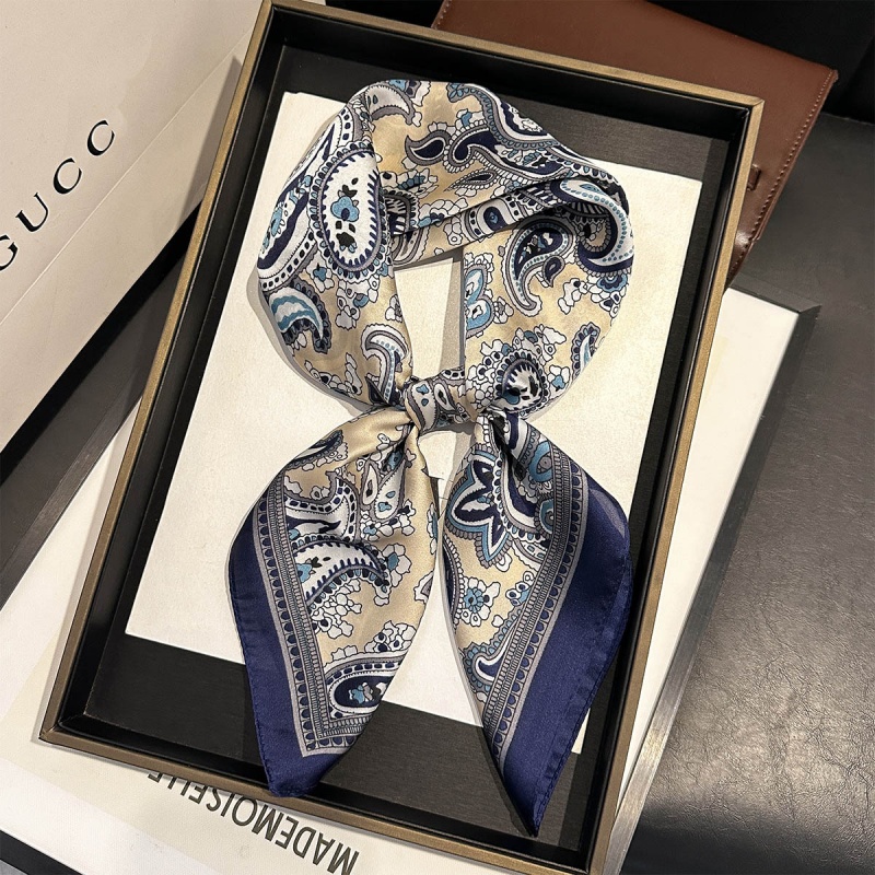 Luxury Satin Square Scarf Pais - Luxury Bags Vintage review and price