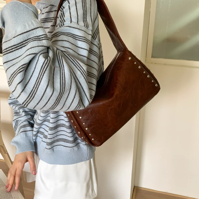 Original Design Rivet Soft Lea - Luxury Bags 2026 Trends review and price