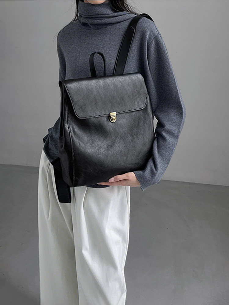 Luxury Brand Genuine Leather B - Genuine Leather Backpack review and price