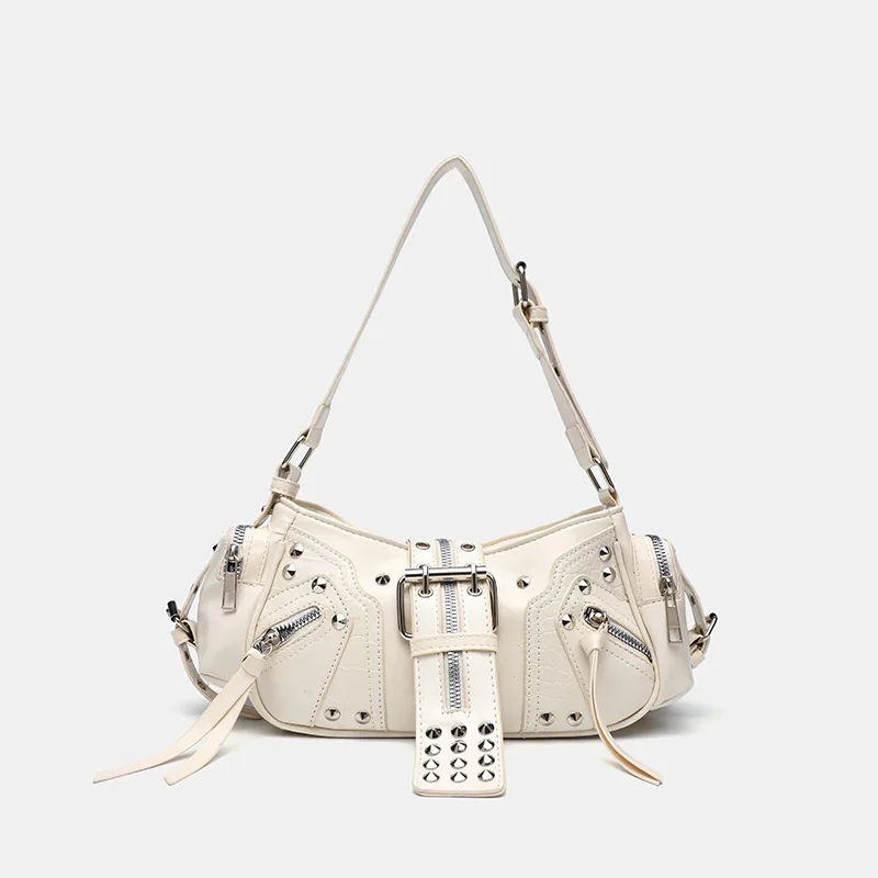 Gothic Rivet Handbag Waist Bag - Luxury Y2K Bags review and price