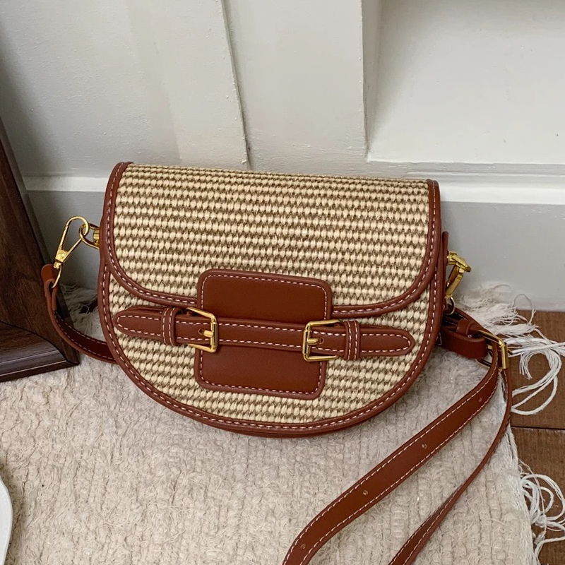England Style Mini Straw Saddl - Luxury Bags 2026 review and price