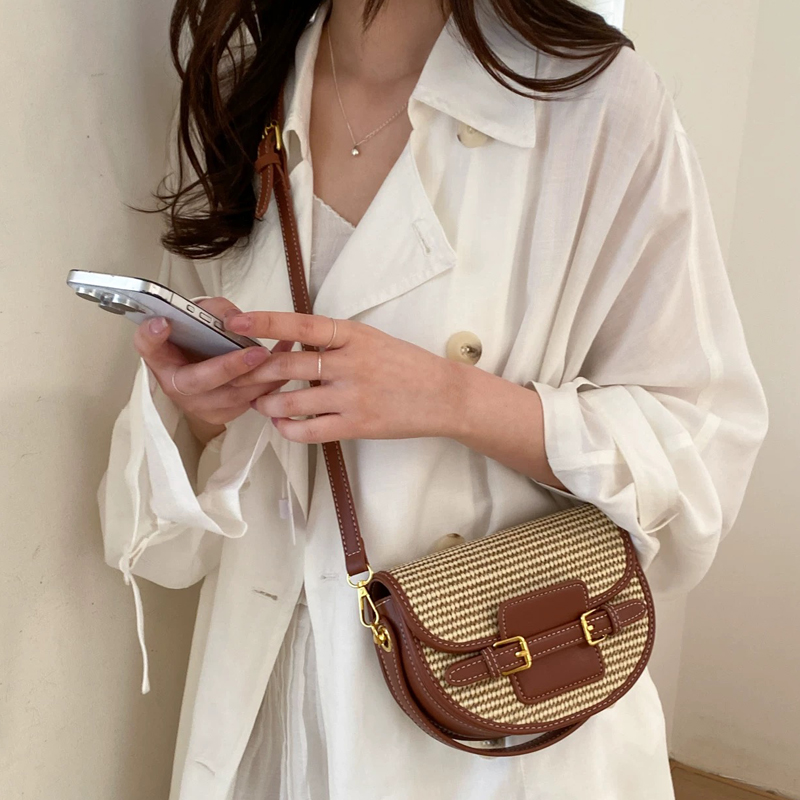 England Style Mini Straw Saddl - Luxury Bags 2026 review and price