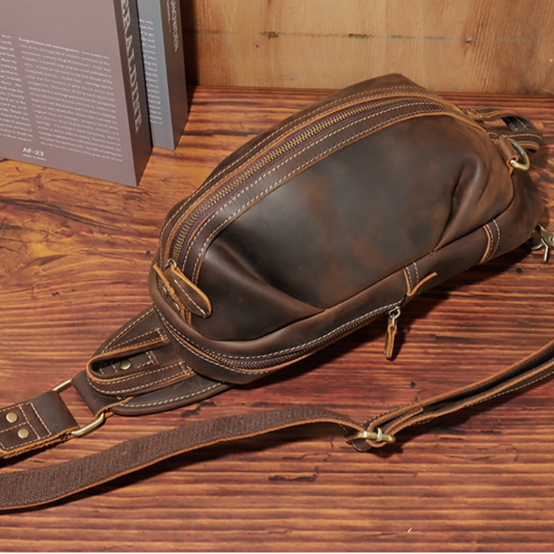 Fashion Design Luxury Men's Sl - Genuine Leather Backpack review and price